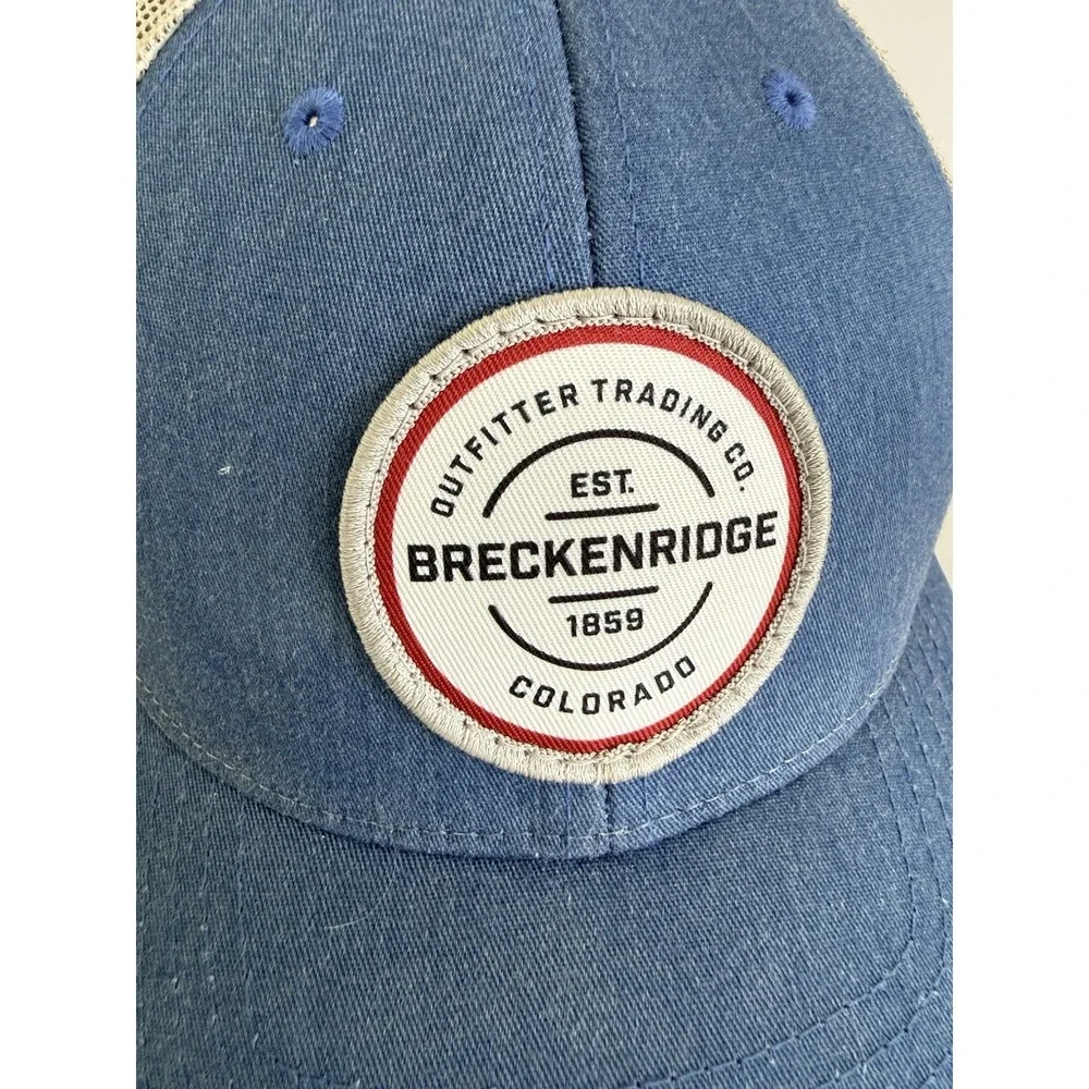 Breckenridge‎ Hat Trucker Snapback Prefade Colorado Ski Resort Cap